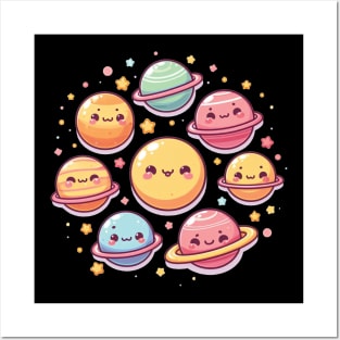 Happy Planets Posters and Art